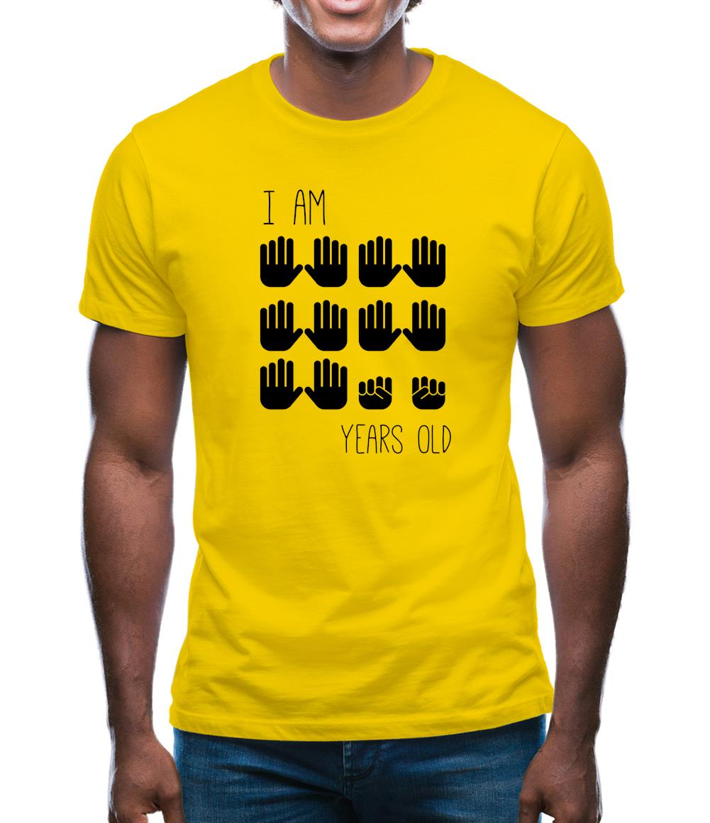 I Am 50 Years Old (Hands) Mens T-Shirt