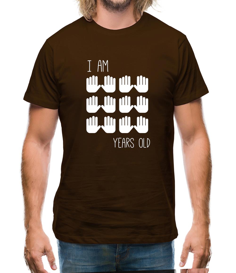 I Am 60 Years Old (Hands) Mens T-Shirt