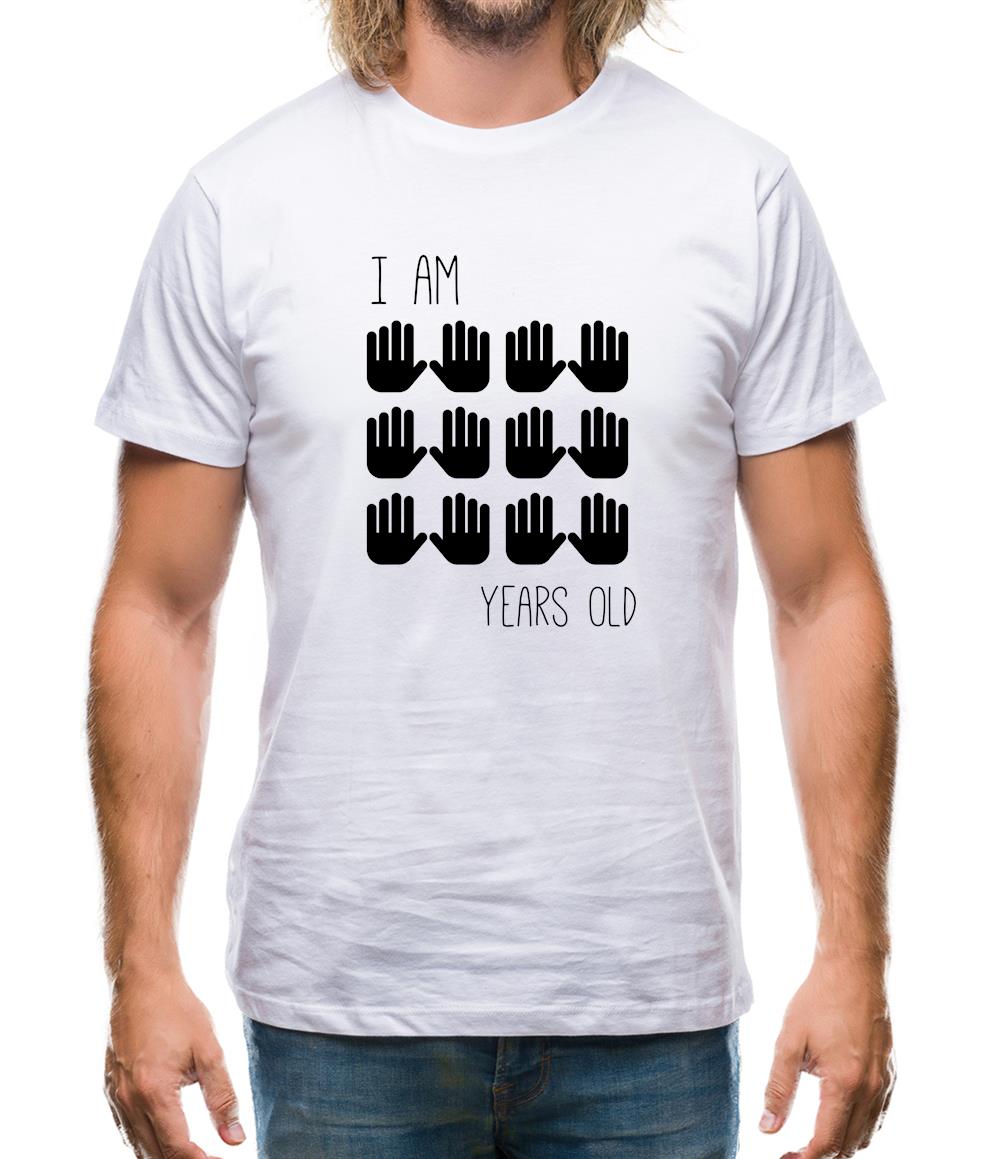 I Am 60 Years Old (Hands) Mens T-Shirt