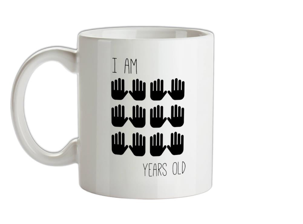 I Am 60 Years Old (Hands) Ceramic Mug