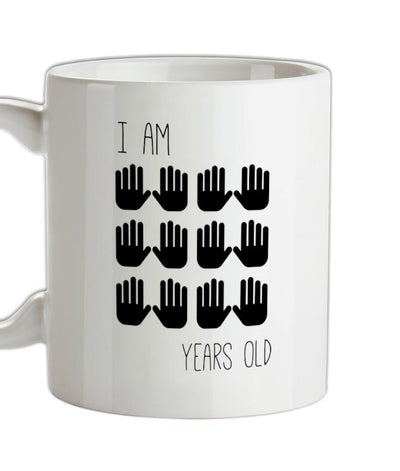 I Am 60 Years Old (Hands) Ceramic Mug