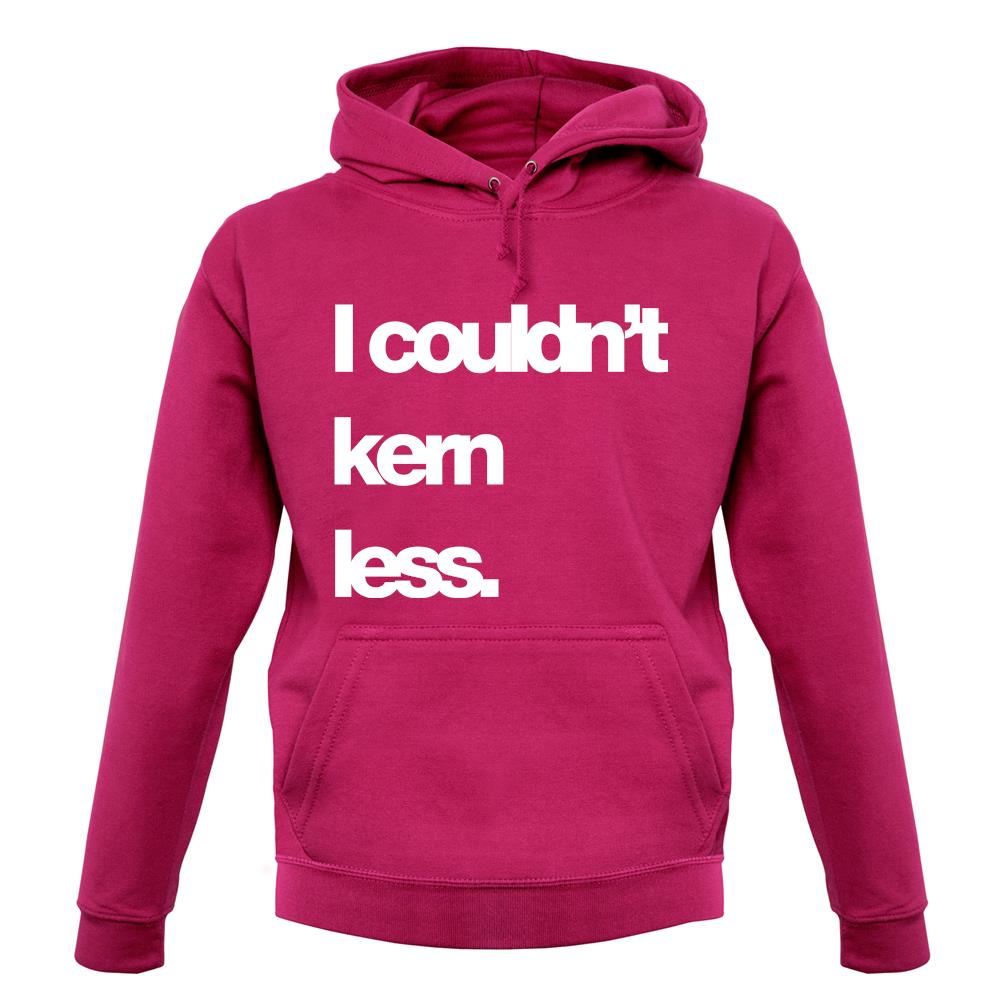 Couldn'T Kern Less unisex hoodie