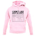 Don't Like Jokes Here's A Cake Recipe unisex hoodie