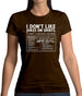 Don't Like Jokes Here's A Cake Recipe Womens T-Shirt