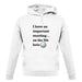 I Have An Important Meeting, on the 9th Hole unisex hoodie