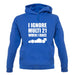 I Ignore Multi 21 When I Race unisex hoodie