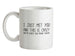 I Just Met You And This Is Crazy But Get In The Van Ceramic Mug