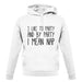 I Like To Party And By Party I Mean Nap unisex hoodie
