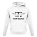 I Love My Bacon Moustache unisex hoodie