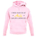 I Work Hard For My Akita unisex hoodie