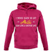 I Work Hard For My Akita unisex hoodie