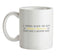 I Work Hard Alaskan Malmute Ceramic Mug