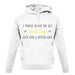 I Work Hard For My Bull Dog unisex hoodie