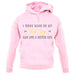 I Work Hard For My Bull Dog unisex hoodie