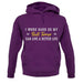 I Work Hard For My Bull Mastiff unisex hoodie