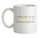 I Work Hard Bull Terrier Ceramic Mug