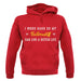 I Work Hard For My Bull Terrier unisex hoodie