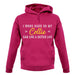 I Work Hard For My Collie unisex hoodie