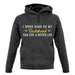 I Work Hard For My Dachshund unisex hoodie