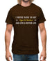 I Work Hard For My Dogue De Bourdeau Mens T-Shirt