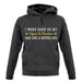 I Work Hard For My Dogues De Bourdeau unisex hoodie