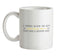 I Work Hard English Springer Ceramic Mug