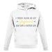 I Work Hard For My Greyhound unisex hoodie