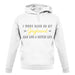 I Work Hard For My Greyhound unisex hoodie