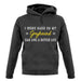 I Work Hard For My Greyhound unisex hoodie