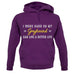 I Work Hard For My Greyhound unisex hoodie