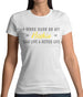 I Work Hard For My Huskie Womens T-Shirt