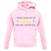 I Work Hard For My Papillon unisex hoodie