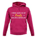 I Work Hard For My Poodle unisex hoodie