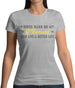 I Work Hard Stattfordshire Bull Terrier Womens T-Shirt