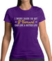 Work Hard For My Stattfordshire Bull Terrier Womens T-Shirt