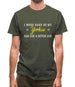 I Work Hard For My Yorkie Mens T-Shirt