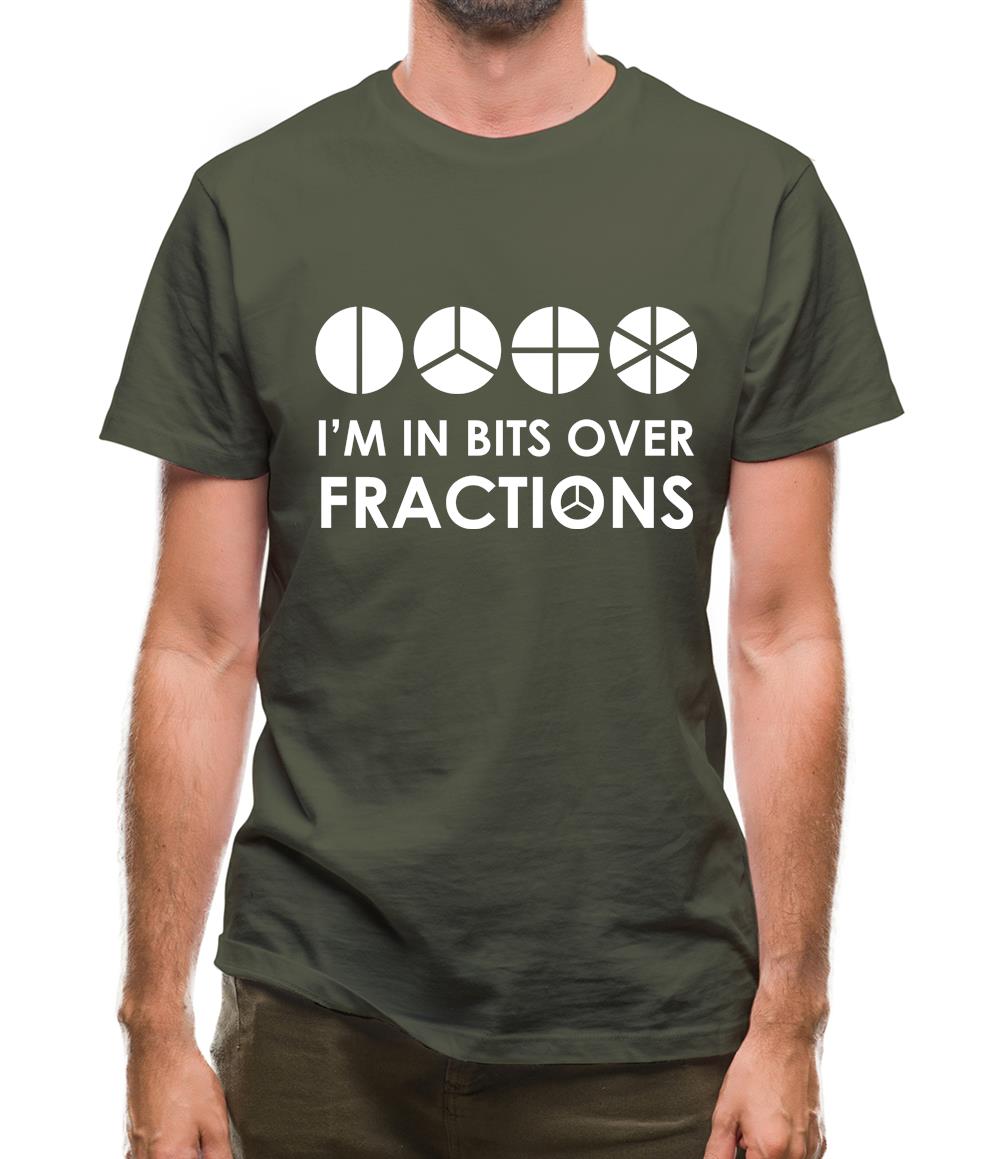 I'm In Bits Over Fractions Mens T-Shirt