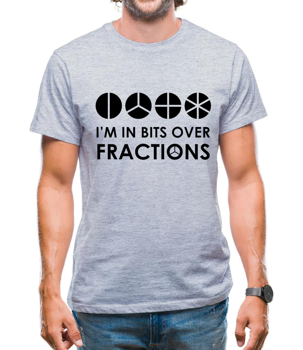 I'm In Bits Over Fractions Mens T-Shirt
