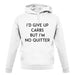 I'd Give Up Carbs unisex hoodie