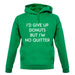 I'd Give Up Donuts unisex hoodie