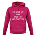 I'd Give Up Gin unisex hoodie