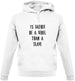 I'd Rather Be A Rebel Than A Slave Unisex Hoodie