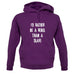 I'd Rather Be A Rebel Than A Slave Unisex Hoodie