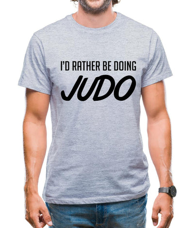 I'd Rather Be Doing Judo Mens T-Shirt