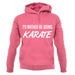I'd Rather Be Doing Karate unisex hoodie