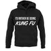 I'd Rather Be Doing Kungfu unisex hoodie