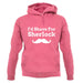I'd Shave For Sherlock unisex hoodie