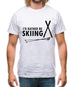 I'd Rather Be Skiing Mens T-Shirt