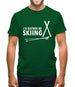 I'd Rather Be Skiing Mens T-Shirt