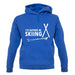 I'd Rather Be Skiing unisex hoodie